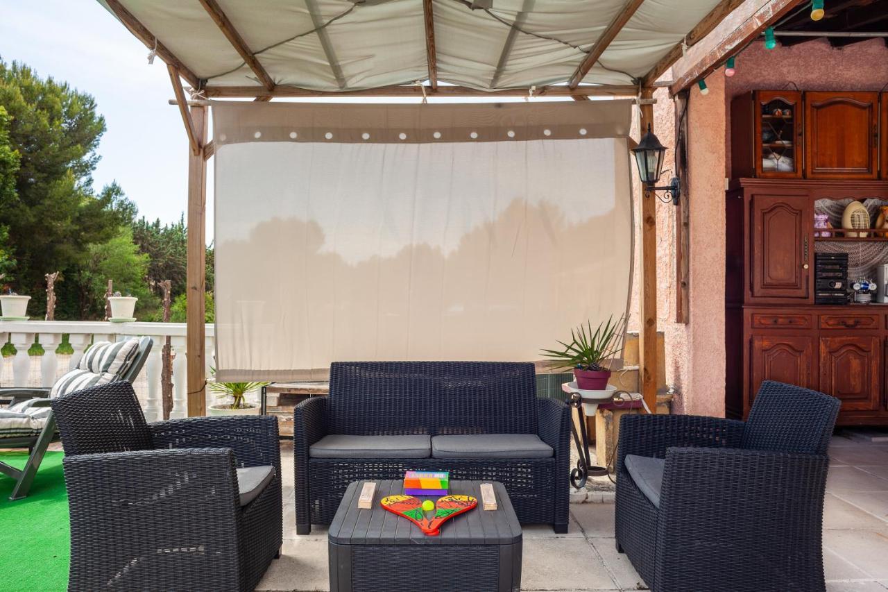 Appartement Avec Piscine Et Cuisine Roquefort-la-Bédoule Extérieur photo